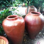 Poterie mordorée - Jardin Feng Shui