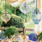 Eclairage Suspension Jardin