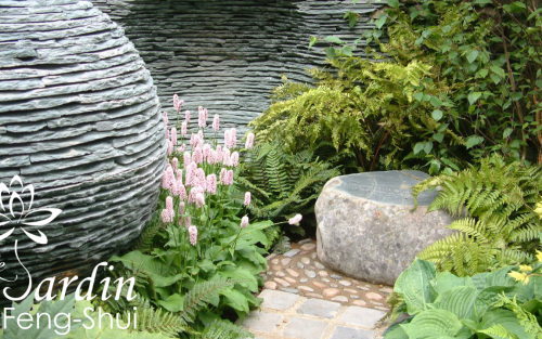 3 - La pose de la Pierre<br>L'Architecture du Jardin Feng Shui